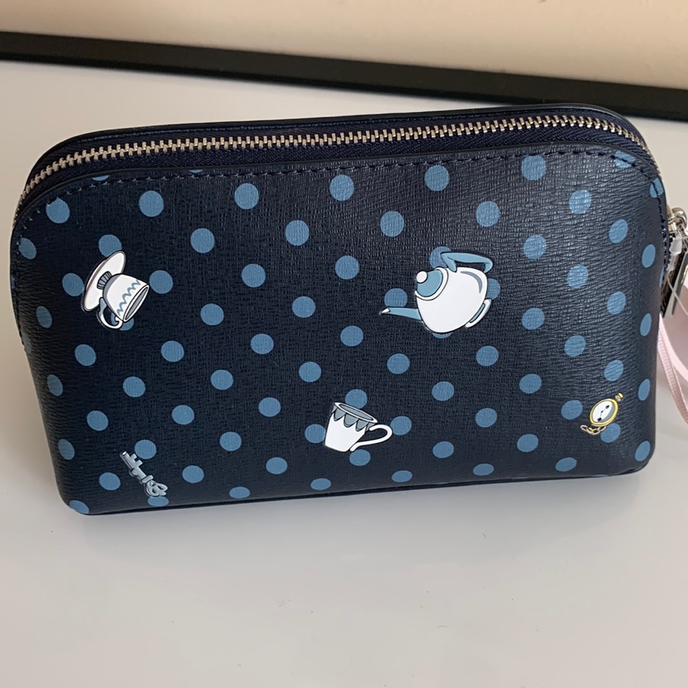 NWT! Kate x Disney Alice in wonderland limited edition Cosmetic Bag/pouch. - Picture 3 of 14